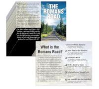 Dunzoom 300 Pcs Gospel Tract Card Salvation Plan Cards Bible Tracts 7 x 5.5 Inch Christian Inspirational Bible Verses Greeting Men Women Church Supplies(the Romans Road)
