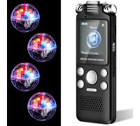 Dunzy 5 Pcs 16GB Ghost Hunting Kit Includes Digital Voice Recorders with 4 LED Cat Balls Motion Activated Cat Ball Voice Activated Recorder with Playback for Pet Dog Animals