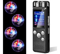 Dunzy 5 Pcs EVP Recorder Ghost Hunting Kit Includes Digital Voice Recorders with 4 LED Cat Balls Motion Activated Cat Ball Voice Activated Recorder with Playback for Pet Dog Animals(8 Gb,Chic Style)