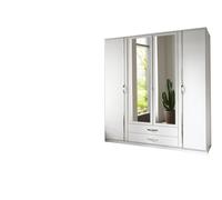 Duo 4 Door 2 Drawer Mirrored Wardrobe