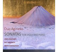 Duo Agineko - VIEUXTEMPS, H./ HINDEMITH, P./ SHOSTAKOVICH, D.:Sonatas for viola and piano