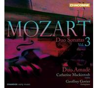 Duo Amade - Mozart: Duo Sonatas Vol 3 (Duo Sonatas, Volume 3) [CD]