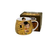 Duo Barrel Mug Inspired by G. Klimt The Kiss - 0.43l