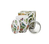 Duo Birds on a Branch New Bone China Porcelain Tea Mug with Strainer & Lid - 0.35L