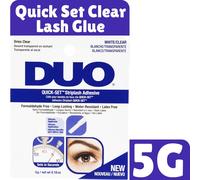 DUO Brush-On Quick Set Strip Lash Adhesive-Clear/White 5g GENUINE DUO STRIP UK