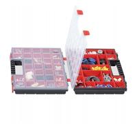 Duo Compartment Storage Tandem Organiser Case Tool Box Adjustable Dividers (Model 5)