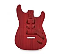 Duo-Cutaway Electric Guitar Body Transparent Red