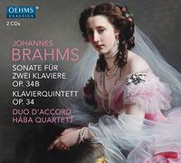 Duo D'Accord/Haba Quartett - Brahms: Sonata for 2 Piano, Op. 34b, Piano Quintet in F minor, Op. 34