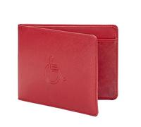 DUO DUFFEL Disabled Badge and Timer Holder, Red PU Leather Badge Wallet Protector Disabled Parking Permit Cover Holder Hologram-Safe