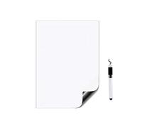 DUO ER 1pc A5 Size Magnetic Whiteboard Fridge Magnets Dry wipe White Board Marker Eraser Writing Record Message Board Remind Memo Pad (Color : A5 Size 1 black)