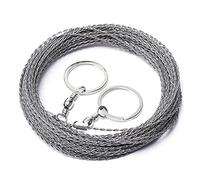 DUO ER Outdoor Hand-Drawn Rope Saw 304 Stainless Steel Wire Saw Camping Woodworking Hand Saw Wire (10m)