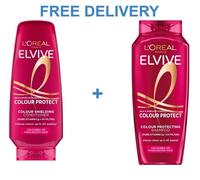 Duo L'Oréal Elvive Colour Protect SHAMPOO 400MLS & CONDITIONER 300MLS DUO Set
