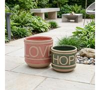 Duo Love Hope Garden Planter Pots