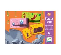 Mum and Baby Puzzle Duo, by DJECO multi