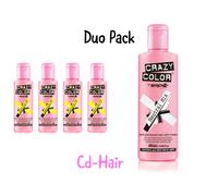 DUO PACK-CRAZY COLOR NEUTRAL MIX 250ML+ CRAZY COLOR CAUTION UV X4 BOTTLES
