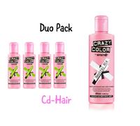 DUO PACK-CRAZY COLOR NEUTRAL MIX 250ML+ CRAZY COLOR LIME TWIST X4 BOTTLES