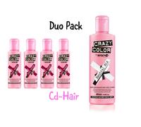 DUO PACK-CRAZY COLOR NEUTRAL MIX 250ML+ CRAZY COLOR RUBY ROUGE X4 BOTTLES