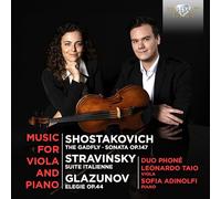 Duo Phoné – Music for Viola & Piano by Shostakovich, Stravinksy & Glazunov – Edel