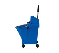 ValueX Mop Bucket With Wringer 9 Litre With Castors Blue - 0907001