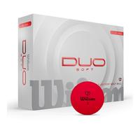 WILSON 2025 DUO SOFT GOLF BALLS - RED - 1 Dozen