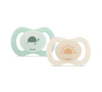 DODIE Set of 2 Anatomic Dummies 0-2 Months Special for Birth Baby Turtle Green