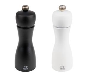 Duo Tahiti White and Black Duo Salt and Pepper Mill Peugeot
