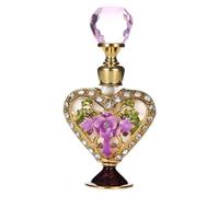 DUOAZJL 5Ml Mini Vintage Perfume Bottle, Art Statue, Empty Glass Travel Perfumes Bottles, Women Metal Glass Decorative Bottle