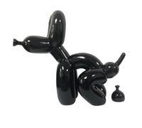 DUOAZJL Art Statue - Balloon Dog Statues, Graffiti Art, Resin Crafts Ornament for Desktop, Office, Home Decoration(Black)