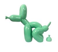 DUOAZJL Art Statue - Balloon Dog Statues, Graffiti Art, Resin Crafts Ornament for Desktop, Office, Home Decoration(Green)