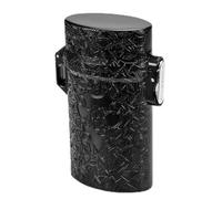 DUOAZJL Cigarette Case High Capacity Storage Tank Cigarette Box for 20 pcs Regular/King Size 30pcs Slim 100's Cigarette Can Portable(Black)