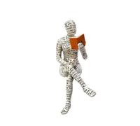 DUOAZJL Decoration Art Statue - Reading Women Statues, Thinker Sculptures, Abstract Art Ornament, Suitable for Home Living Room Bedroom Office Shelf(White)