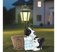DUOAZJL Decoration Statue - Solar Garden Country Farm Border Collie With Light, Outside-Outdoor Decorations Animal Statue For Patio Yard Lawn Walkway Ornaments Clearance Gifts