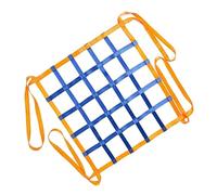 DUOAZJL Lifting Hoisting Net - Tear Resistant Nylon Cargo Sling Nets, Suspended Cargo Lift Bag, Polyester Flat Hanging Net For Industrial Handling Tools(1 X 1M/Mesh 10cm/Load 500kg)