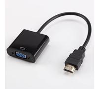 DUOBAGMA 1080P HDMI to VGA Converter Adapter VGA Female Video 3.5mm Audio Cable for PC Laptop