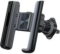 DUOBAGMA Car Phone Holder 360° Rotation Stand for Cell Phone, Universal Gravity Car Phone Holder in Car Air Ventilation Clip Mount GPS Support