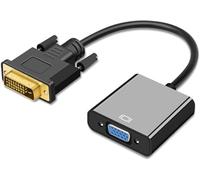 DUOBAGMA DVI-D to VGA Adapter, VGA Female Adapter Digital Analog Converter Cable DVI-D 24+1 Plug