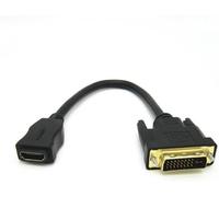 DUOBAGMA HDMI to DVI Cable, DVI to HDMI Converter Adapter DVI-D (24+1) Plug to HDMI Female 4K 1080P Full HD 3D