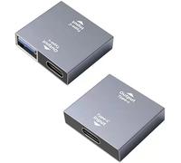 DUOBAGMA USB C Splitter, Type C 1 to 2 Female Adapter, USB-C Charger Converter for Laptop PC Power Bank (USB Type C 1 to 1USB 1Type C)