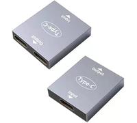 DUOBAGMA USB C Splitter, Type C 1 to 2 Female Adapter, USB-C Charger Converter for Laptop PC Power Bank (USB Type C 1 to 2 splitter)