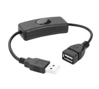 DUOBAGMA USB Switch Cable, USB-Switch Extension Cord, Usb-A Male to Female Cable with On/Off Switches, usb Extension-Cable for LED Desk Lamp, Driving Recorder, Fan, LED-Strips