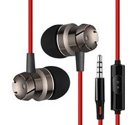 DUOBAGMA Wired Earbuds Headphones in-Ear Earphones with Microphone Remote. 3.5mm Plug in Audio Jack