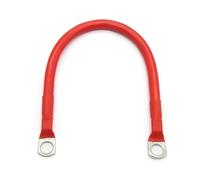 DUOCAI 10/20/50/100CM Stranded RV Pure Copper Wire 8 6 4 AWG Battery Cable with M8 Tinned Copper SC Terminal Lug for Inverter Car Solar(Red,100CM_6 AWG)