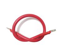 DUOCAI 8/6/4/2AWG Battery Connection Cable Super Soft Silicone Wire with Lug for Solar Inverter,UPS,Battery Serie and Parallel Connect(Red,M8-8MM_6AWG-16MM2_40CM)