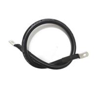 DUOCAI Battery Connection Cable 8/6/4/2/0 AWG Super Soft Silicone Wire with Lug(Black,M8_6AWG-16MM2_2M)