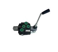 DUOCAI Handle hydraulic directional control valve Hydraulic Multi-way Valve Zd102 Manual Reversing ZT12 Bridge Distributor Two-way Oil Circuit Switch(ZT12-5 connection)