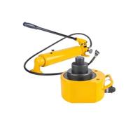 DUOCAI Hydraulic Ram Jack Multi-Section Stroke Portable 100T Hydraulic Ram Cylinder Jack Low Profile 69mm Steel Lifting Tools With Manual Electric Pump 10/20/50T Capacity Load