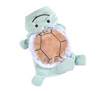 DUOCARA Green Happy Turtles Halloween Pet Dog Clothing for Small Puppy Cat Hood Two Legs Winter Warm Doggie Outfit Hoodie Apparel Jackets