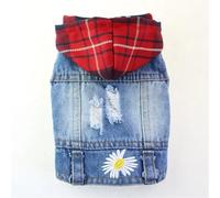 DUOCARA Spring Denim Dog Vest Shih Tzu Clothes for Small Dogs Yorkshire Terrier Puppy Jeans Jacket for Chihuahua Apparel Cat Clothes