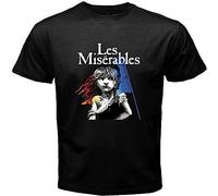 DUOD91HAO Les Miserables Broadway Men's Black T-Shirt(Large)