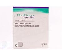 DuoDerm Extra Thin Hydrocolloid Dressing 10cm x 10cm - by ConvaTec